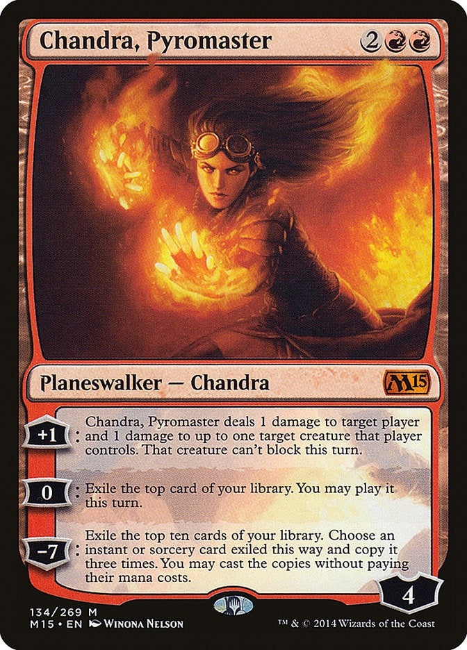 Image for Chandra, Pyromaster (134) (M15) - Magic: The Gathering