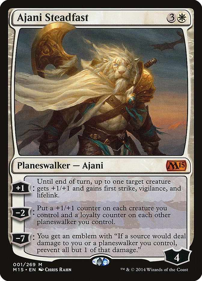 Image for Ajani Steadfast (1) (M15) - Magic: The Gathering