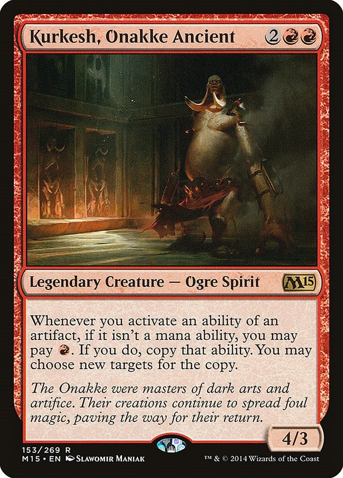 Image for Kurkesh, Onakke Ancient (153) (M15) - Magic: The Gathering