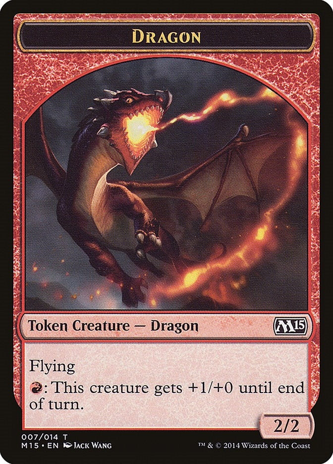 Image for Dragon Token (7) (M15) - Magic: The Gathering