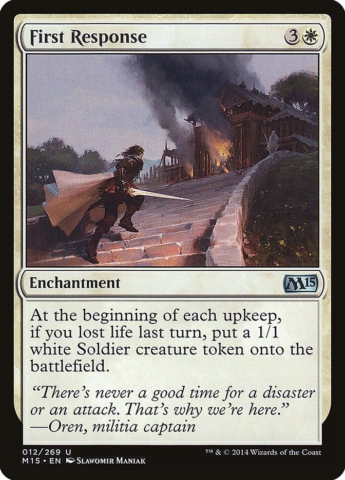Image for First Response (12) (M15) - Magic: The Gathering