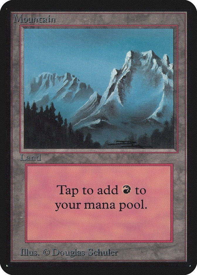 Image for Mountain (B) (LEA) - Magic: The Gathering