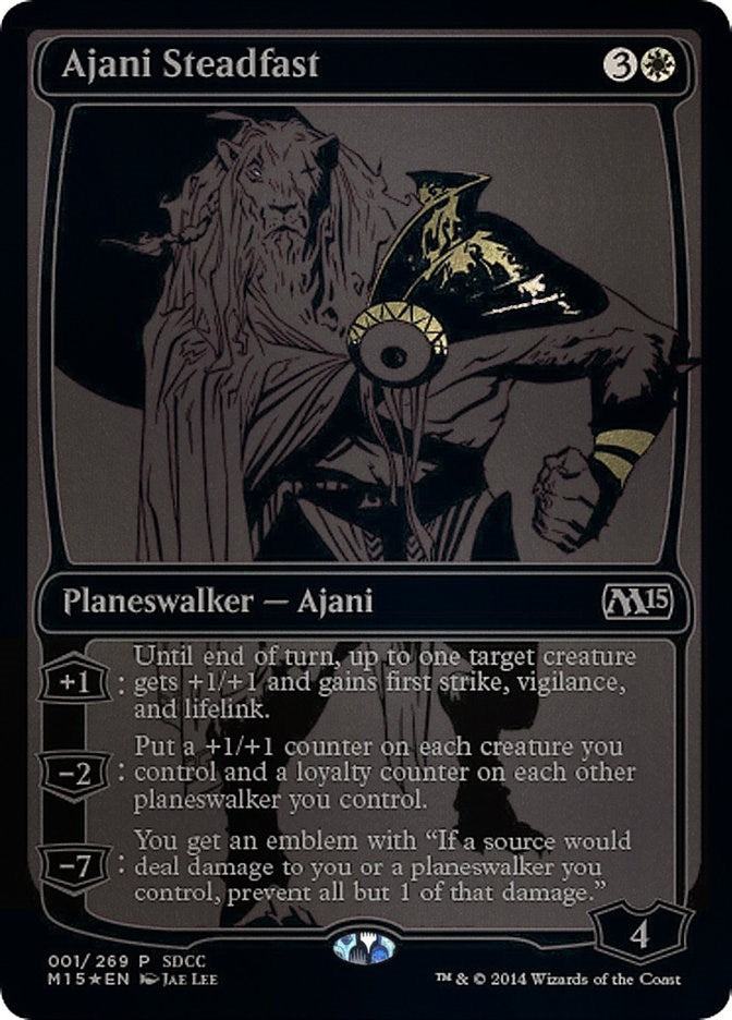 Image for Ajani Steadfast (SDCC 2014 Exclusive) (1) (MEDIA) - Magic: The Gathering