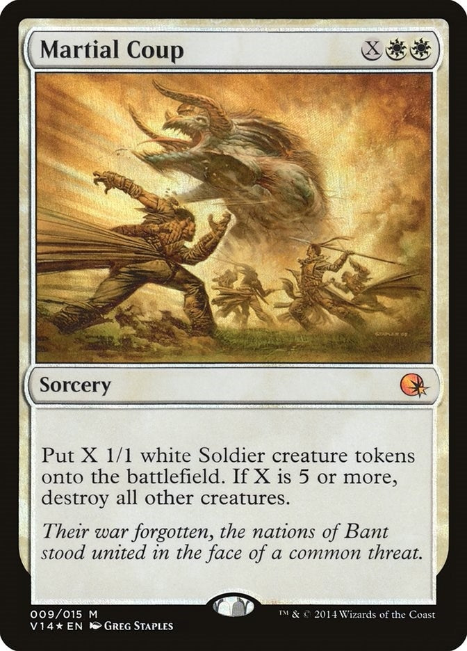 Image for Martial Coup (9) (V14) - Magic: The Gathering