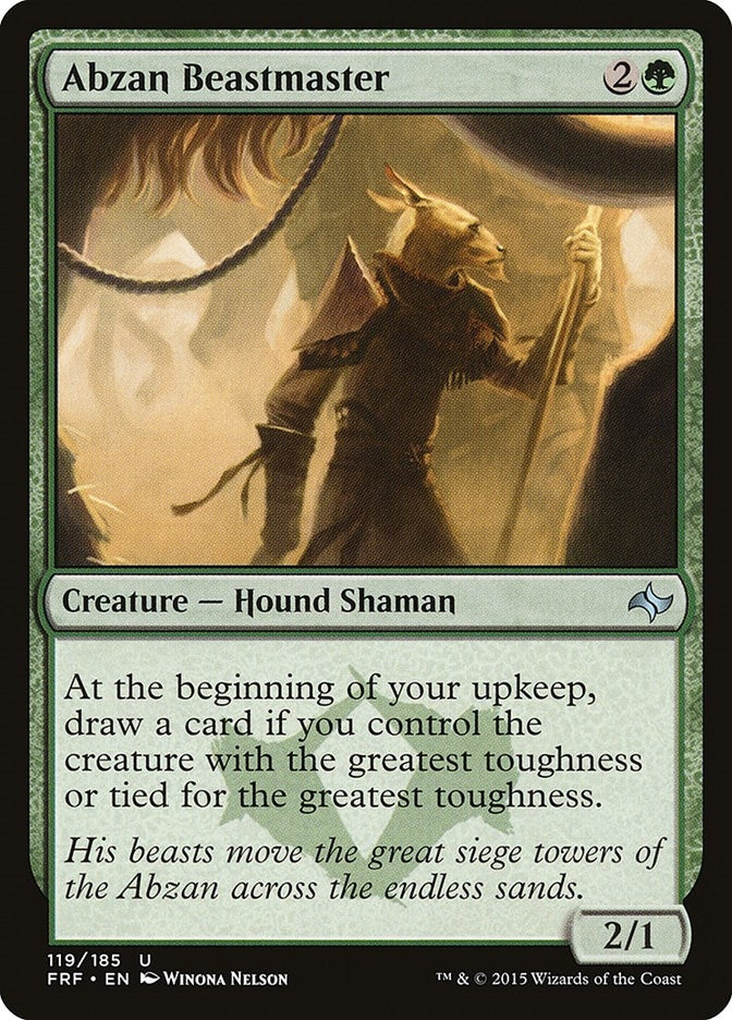 Image for Abzan Beastmaster (119) (FRF) - Magic: The Gathering