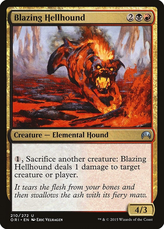 Blazing Hellhound (210) (ORI)
