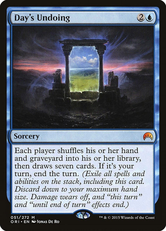 Image for Day's Undoing (51) (ORI) - Magic: The Gathering