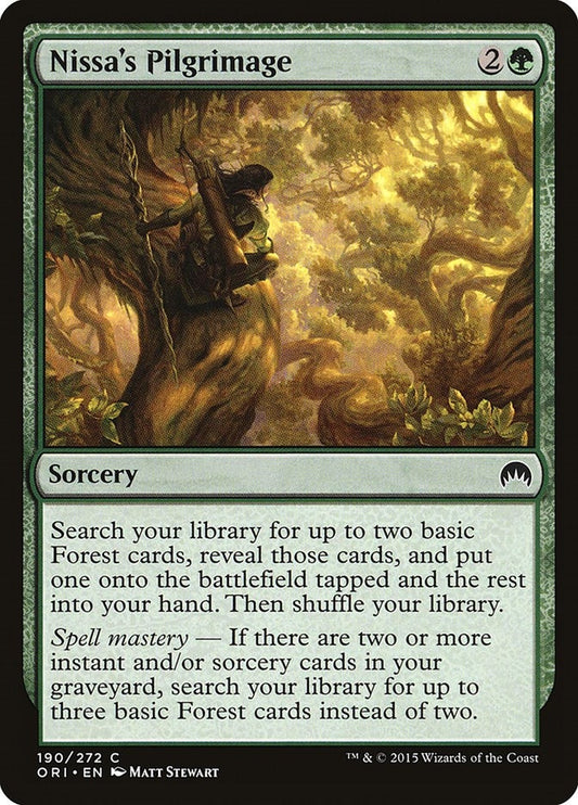 Image for Nissa's Pilgrimage (190) (ORI) - Magic: The Gathering