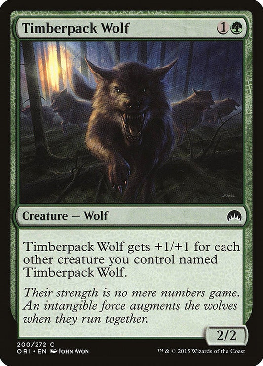 Image for Timberpack Wolf (200) (ORI) - Magic: The Gathering