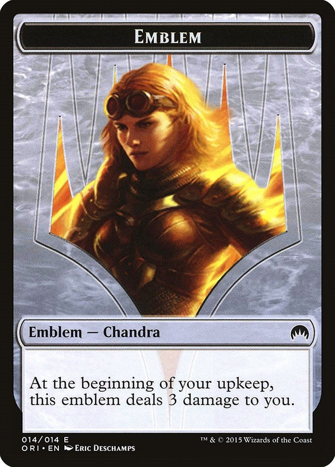 Emblem - Chandra, Roaring Flame (14) (ORI)