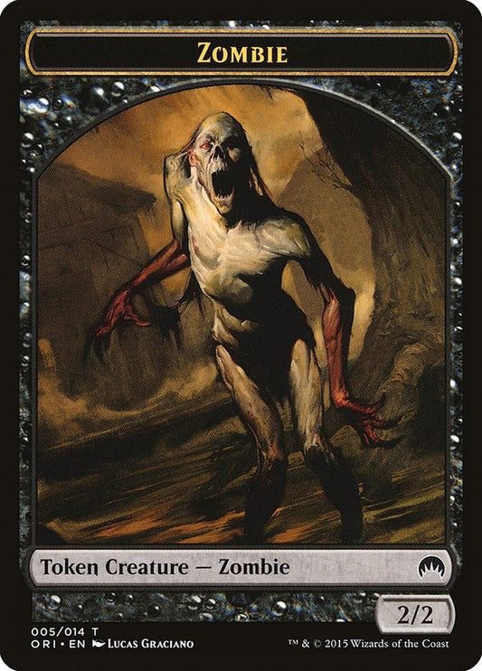 Image for Zombie Token (5) (ORI) - Magic: The Gathering