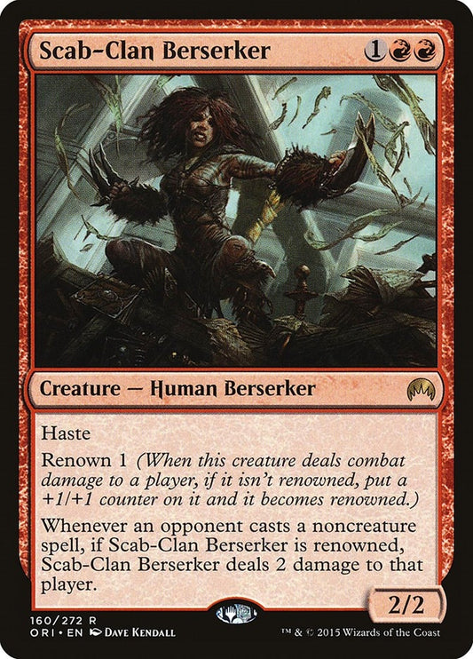 Image for Scab-Clan Berserker (160) (ORI) - Magic: The Gathering