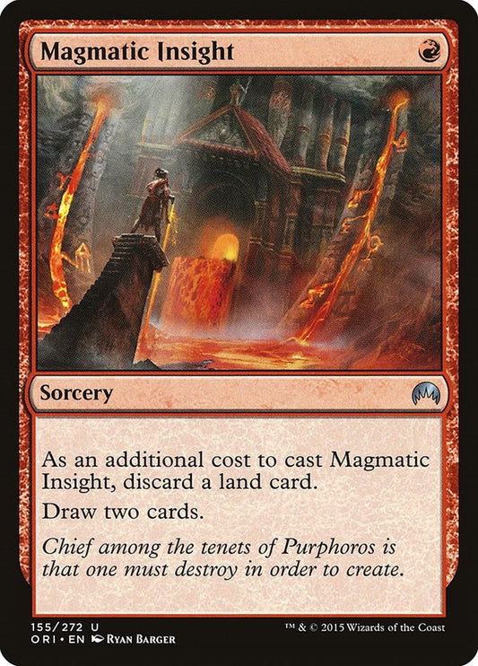 Image for Magmatic Insight (155) (ORI) - Magic: The Gathering