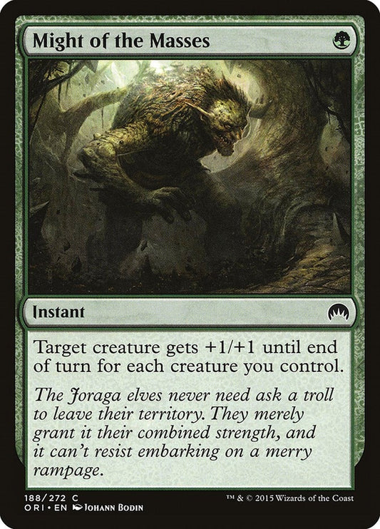 Image for Might of the Masses (188) (ORI) - Magic: The Gathering