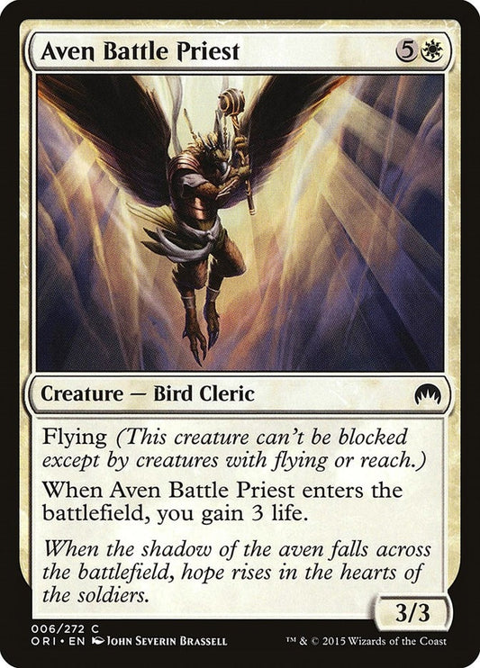 Image for Aven Battle Priest (6) (ORI) - Magic: The Gathering