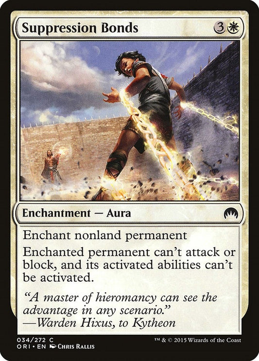 Image for Suppression Bonds (34) (ORI) - Magic: The Gathering