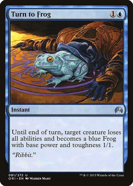 Image for Turn to Frog (81) (ORI) - Magic: The Gathering