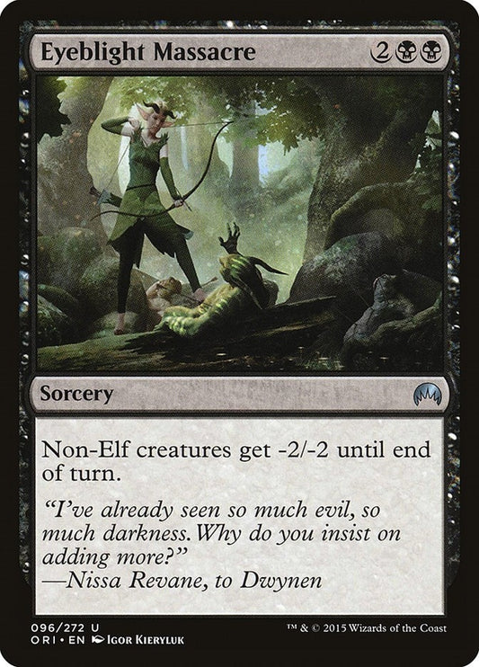 Image for Eyeblight Massacre (96) (ORI) - Magic: The Gathering