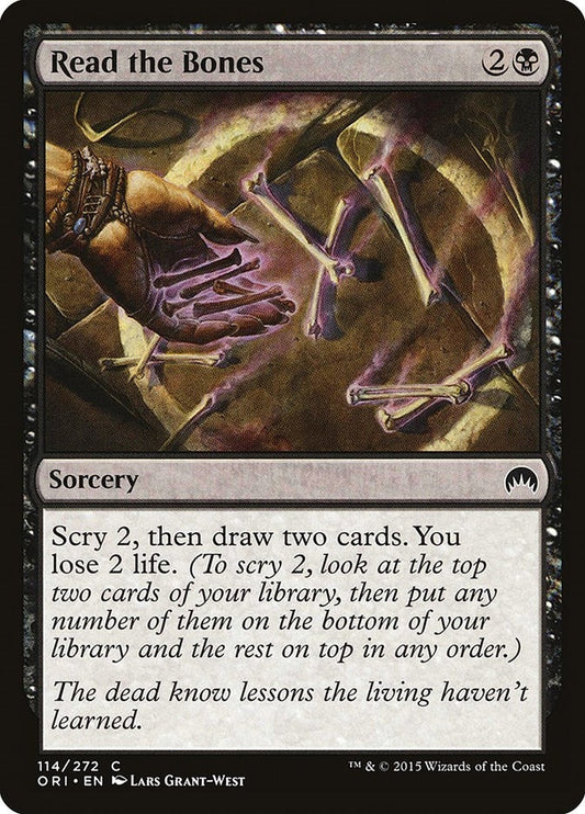 Image for Read the Bones (114) (ORI) - Magic: The Gathering