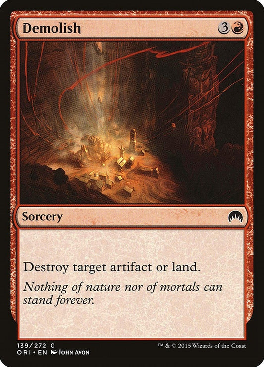 Image for Demolish (139) (ORI) - Magic: The Gathering