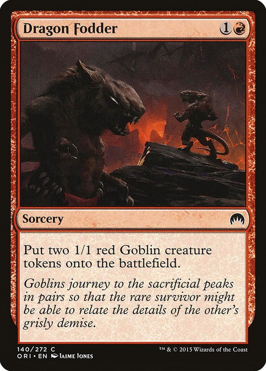 Image for Dragon Fodder (140) (ORI) - Magic: The Gathering