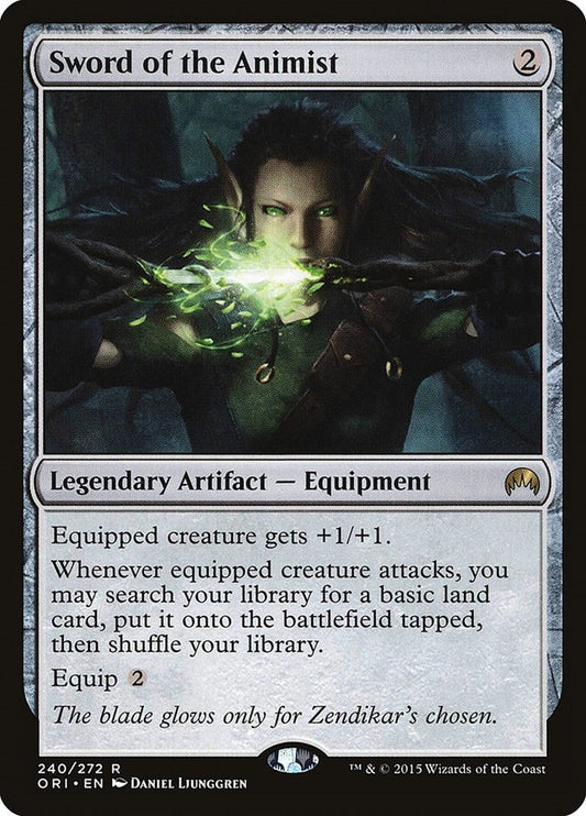 Image for Sword of the Animist (240) (ORI) - Magic: The Gathering