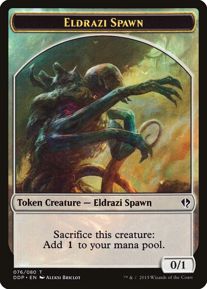 Eldrazi Spawn Token (076) (76) (DDP)