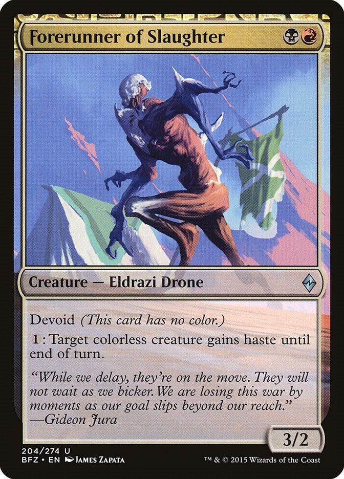 Forerunner of Slaughter (204) (BFZ)