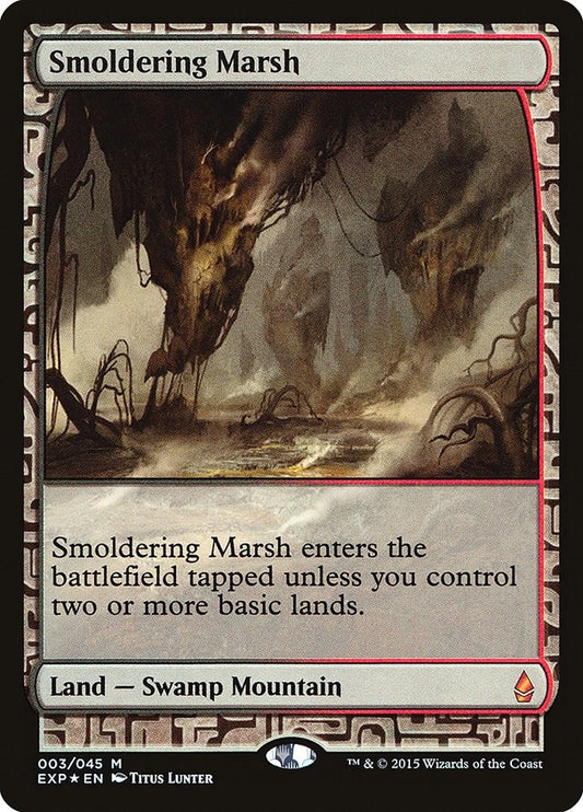 Image for Smoldering Marsh (3) (EXP) - Magic: The Gathering
