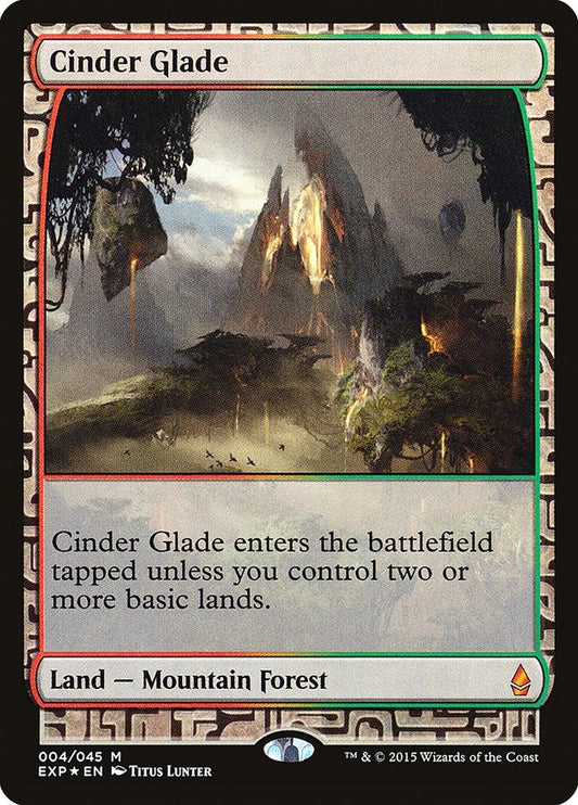 Image for Cinder Glade (4) (EXP) - Magic: The Gathering