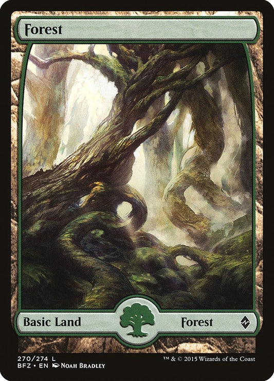 Image for Forest (270) - Full Art (270) (BFZ) - Magic: The Gathering