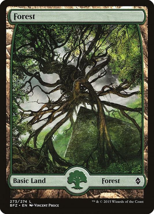 Image for Forest (273) - Full Art (273) (BFZ) - Magic: The Gathering