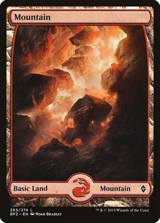 Image for Mountain (265) - Full Art (265) (BFZ) - Magic: The Gathering