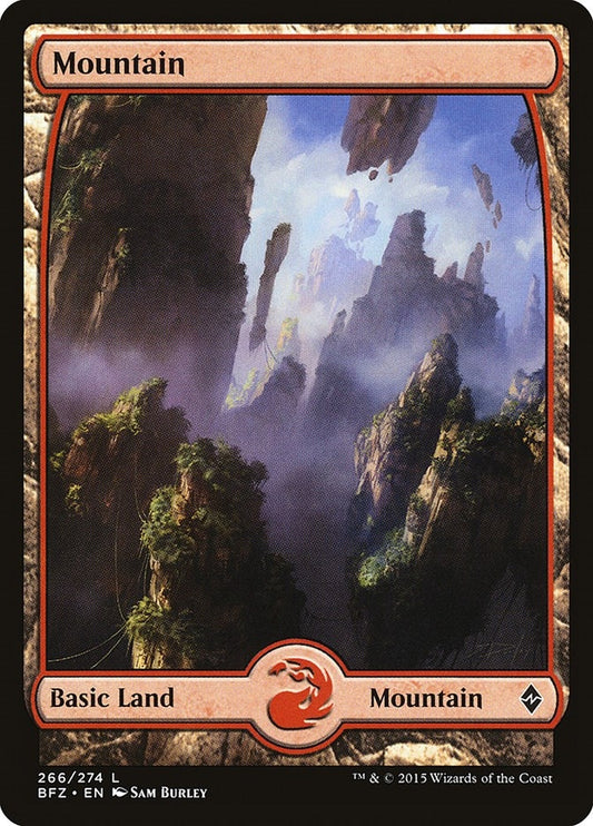 Image for Mountain (266) - Full Art (266) (BFZ) - Magic: The Gathering