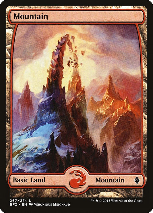 Image for Mountain (267) - Full Art (267) (BFZ) - Magic: The Gathering