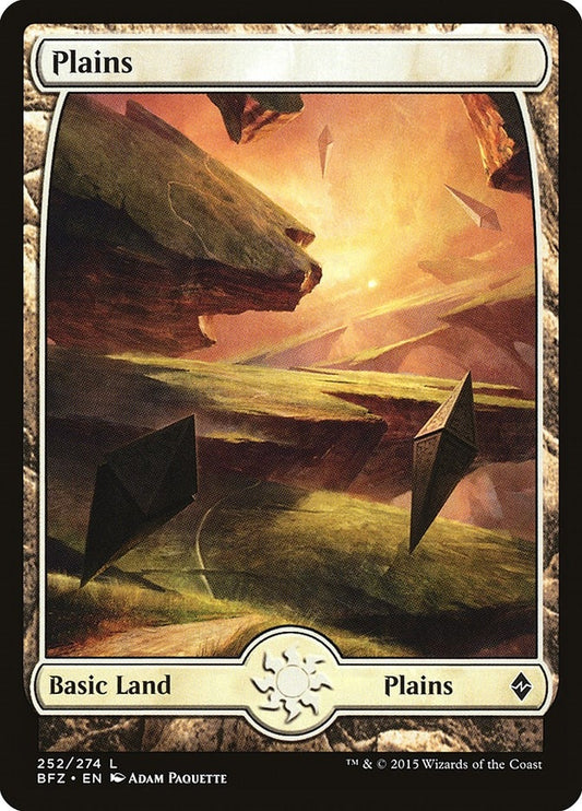 Image for Plains (252) - Full Art (252) (BFZ) - Magic: The Gathering