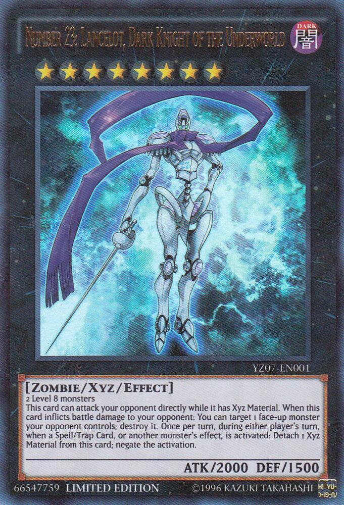 Number 23: Lancelot, Dark Knight of the Underworld (YZ07-EN001) (YZ0#)