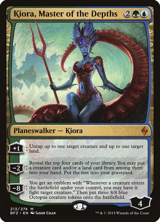 Image for Kiora, Master of the Depths (213) (BFZ) - Magic: The Gathering