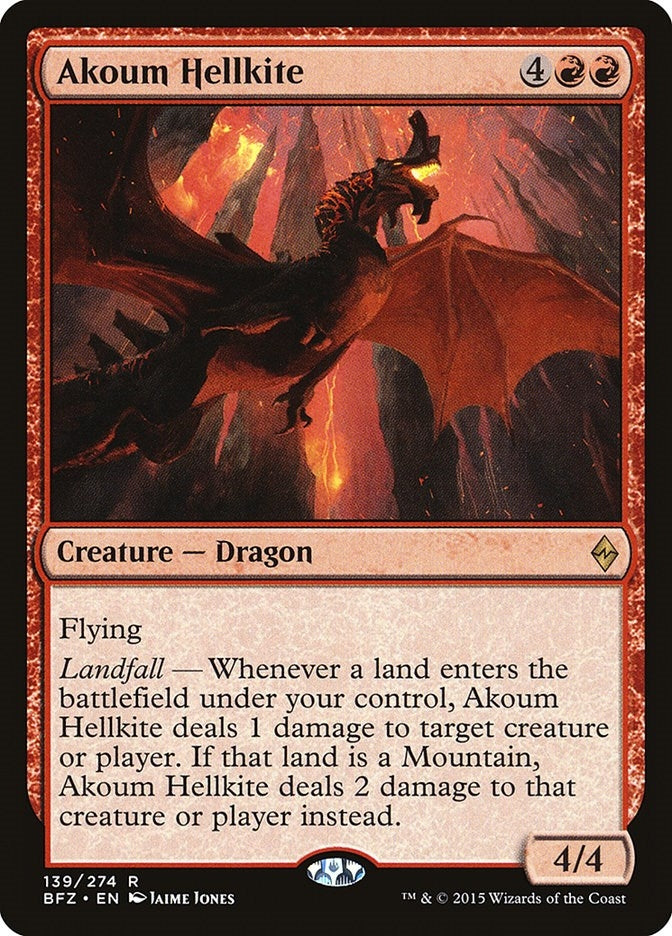 Akoum Hellkite (139) (BFZ)