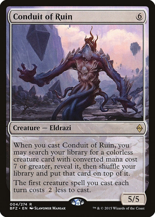 Image for Conduit of Ruin (4) (BFZ) - Magic: The Gathering