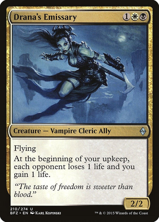 Image for Drana's Emissary (210) (BFZ) - Magic: The Gathering