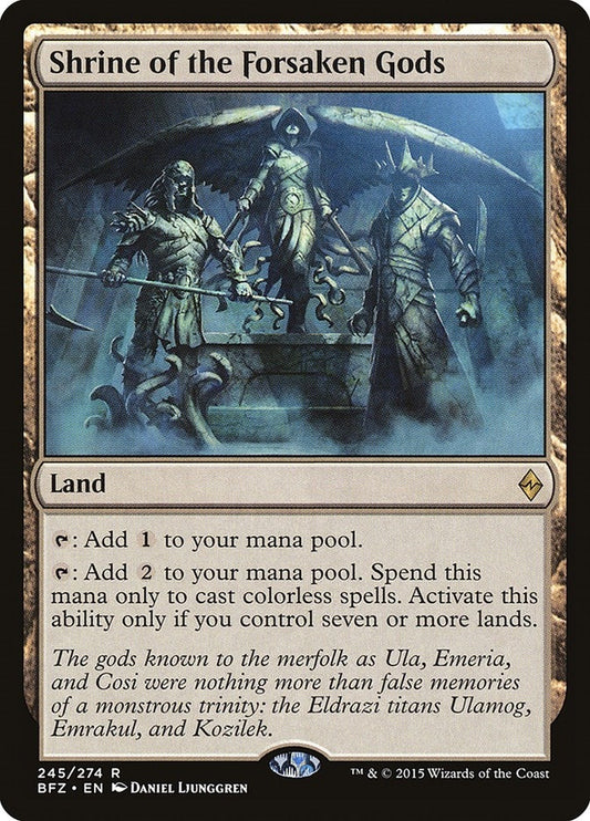 Image for Shrine of the Forsaken Gods (245) (BFZ) - Magic: The Gathering