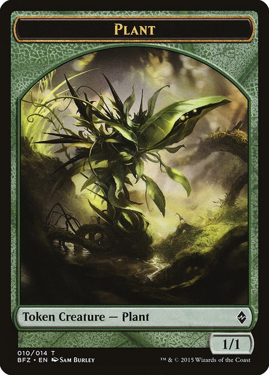 Image for Plant Token (10) (BFZ) - Magic: The Gathering