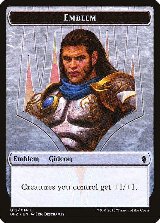 Image for Emblem - Gideon, Ally of Zendikar (12) (BFZ) - Magic: The Gathering