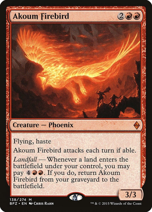 Image for Akoum Firebird (138) (BFZ) - Magic: The Gathering