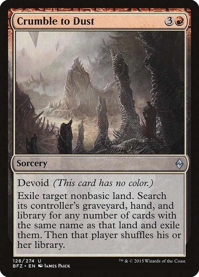 Crumble to Dust (128) (BFZ)