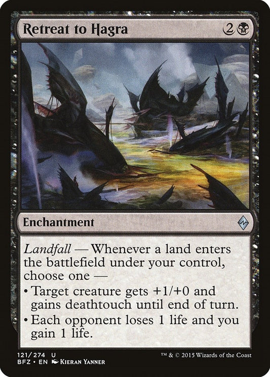 Image for Retreat to Hagra (121) (BFZ) - Magic: The Gathering