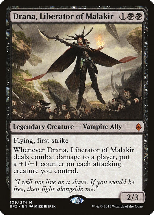 Image for Drana, Liberator of Malakir (109) (BFZ) - Magic: The Gathering