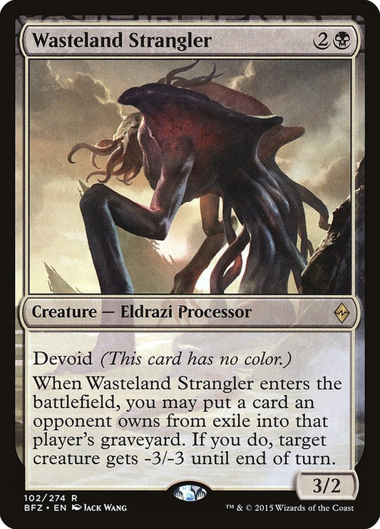 Image for Wasteland Strangler (102) (BFZ) - Magic: The Gathering