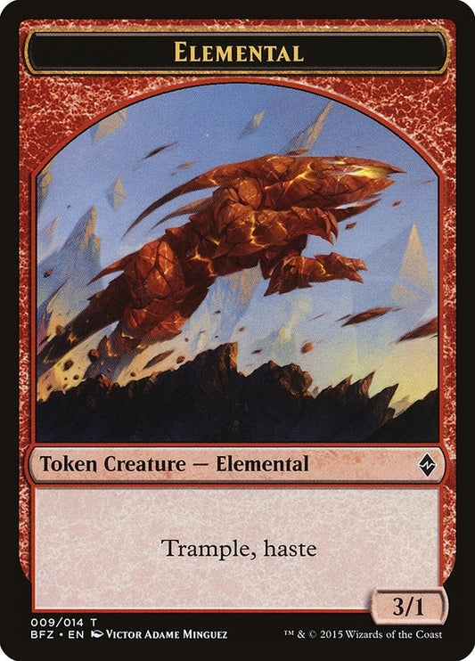 Image for Elemental Token (009) (9) (BFZ) - Magic: The Gathering
